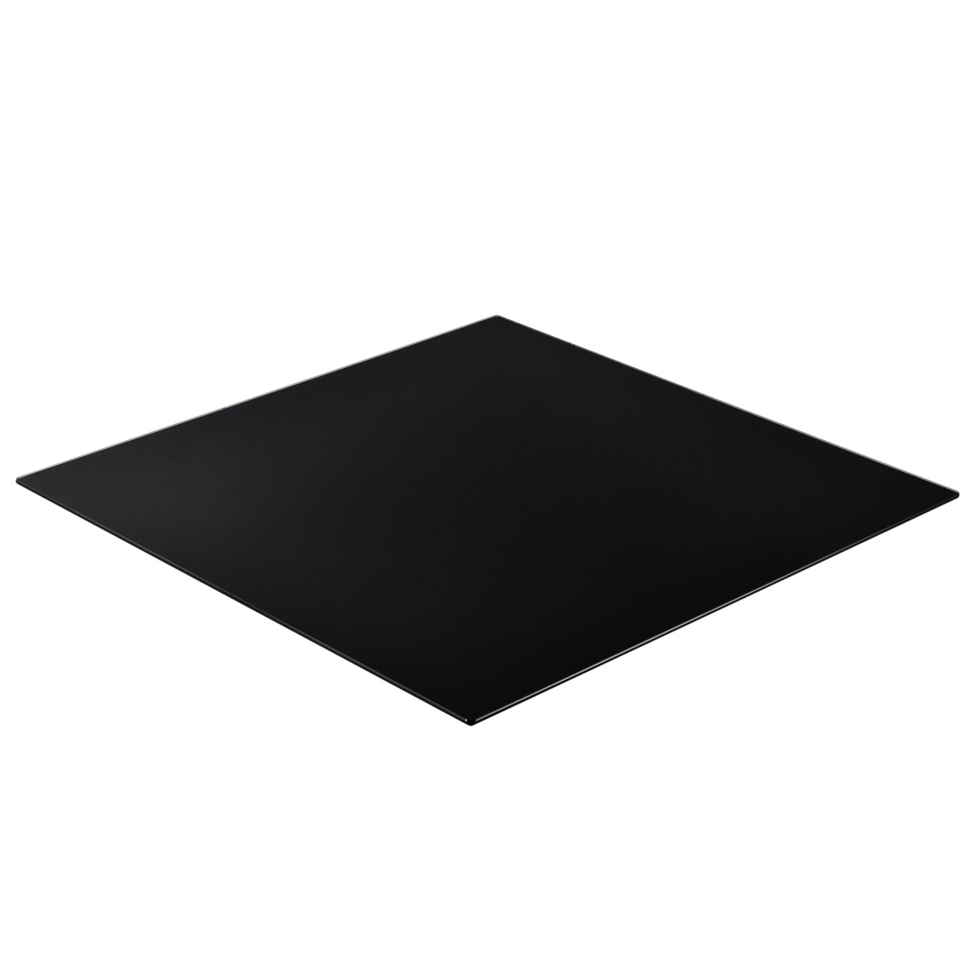 Arrangement blijven Aziatisch Glasplaat ESG veiligheidsglas 6 mm voor tafels 80x80 cm zwart | premiumXL