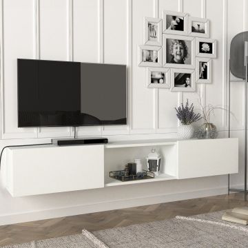 [en.casa] Tv-meubel Paltamo zwevend 180x31x29,5 cm - 9 varianten