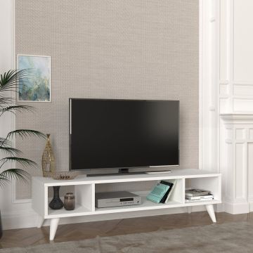 [en.casa] TV-meubel Sottunga 120x35x40 cm wit