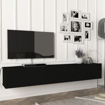 [en.casa] Tv-meubel Vihti zwevend 180x31x29,5 cm - 8 varianten