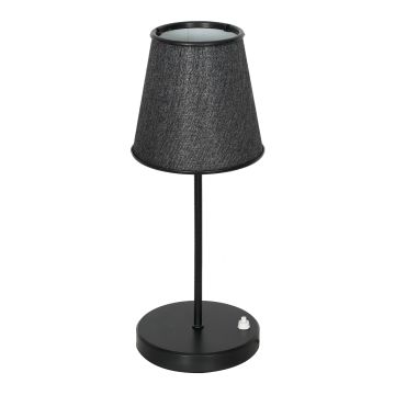 [lux.pro] Tafellamp bureaulamp Chulmleigh zwart E27