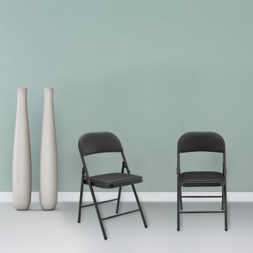 Bureaustoel klapstoel opvouwbaar 80x46x50 cm set van 6 - 2 varianten