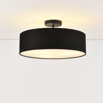 Plafondlamp Missouri plafonnière Ø45 cm zwart en wit 3xE27
