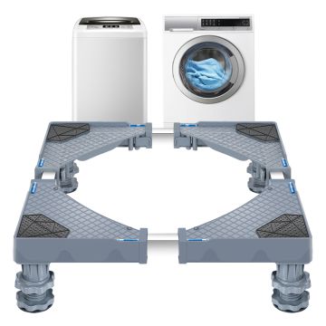 [en.casa] Wasmachine sokkel verhoger Marklohe tot 300 kg verstelbaar - 2 varianten
