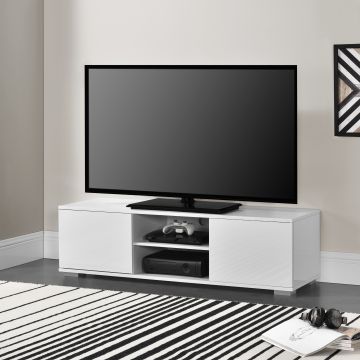 TV meubel Seattle tv kast MDF 34,5x120x40 cm hoogglans - 2 kleuren