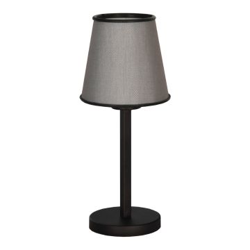 [lux.pro] Tafellamp bureaulamp Bonnybridge zwart en grijs E27