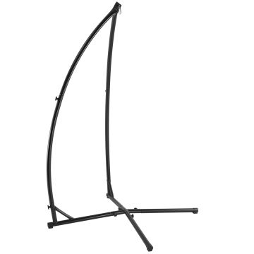 Hangstoel standaard staal 110x110x205 cm zwart