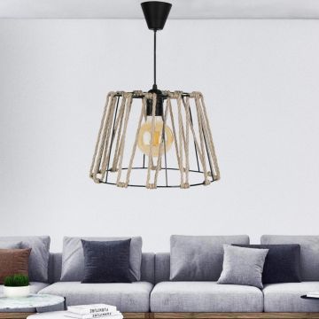 [lux.pro] Design hanglamp Maidenhead E27 zwart