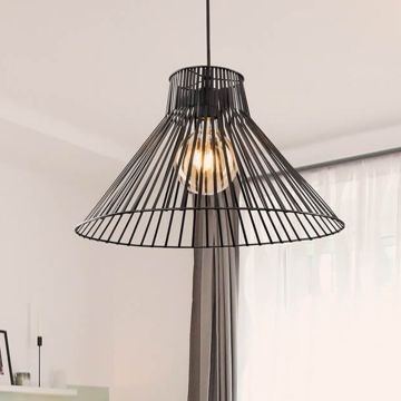 [lux.pro] Hanglamp Bloxwich E27 zwart
